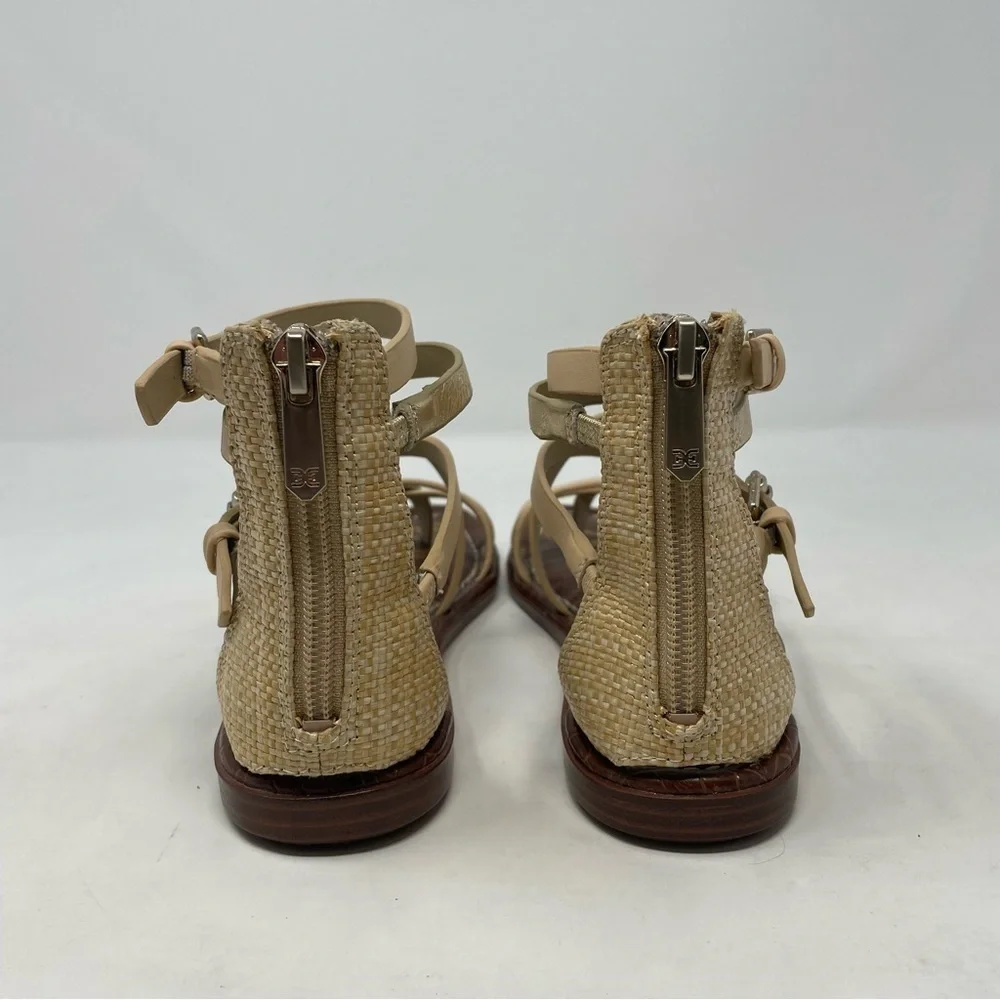 Sam Elderman Gibbs Leather Strappy Gladiator Sandals - NWT - Picture 7 of 11